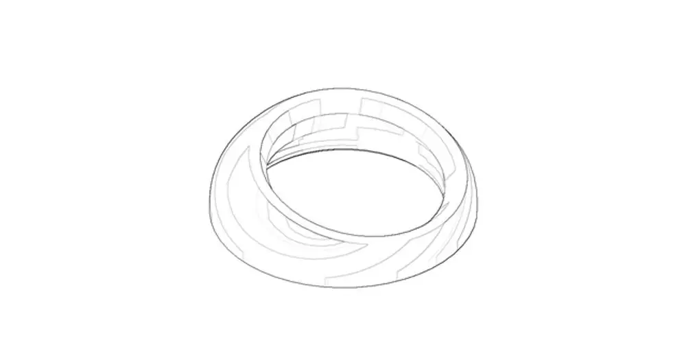 DORNBRACHT Haube ERSATZTEILE 092830026 D. 36 x 12 mm Chrom, 092830026-00 Galeriebild 1